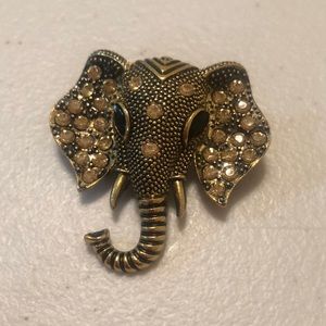 Elephant brooch